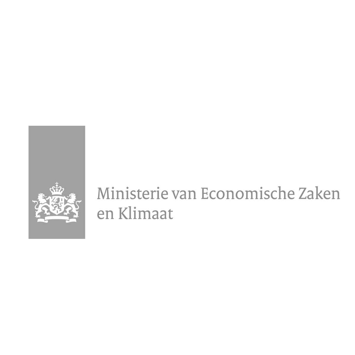 Faded Ministerie van Economische Zaken en Klimaat logo