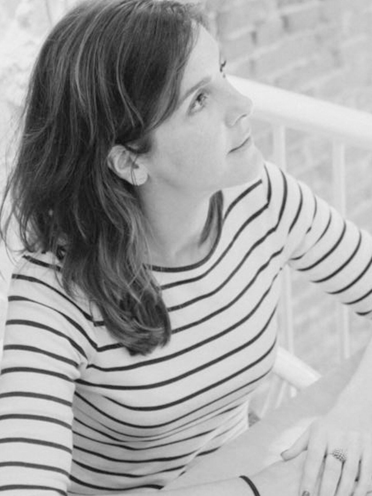 Portrait of Kim de Groot, stylist and collaboration partner at Studio JAAF.